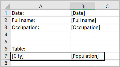 excel table smart tag