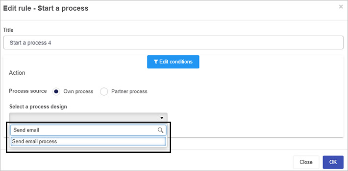 Select process design