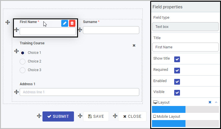 Field properties